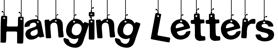Hanging Letters cкачати шрифт безкоштовно